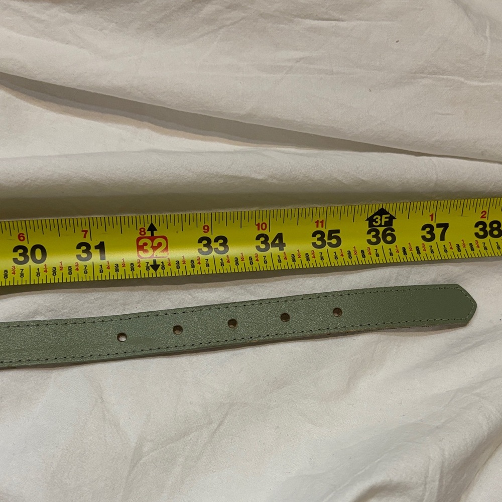Belt with Gold Buckle - Picture 2 of 3